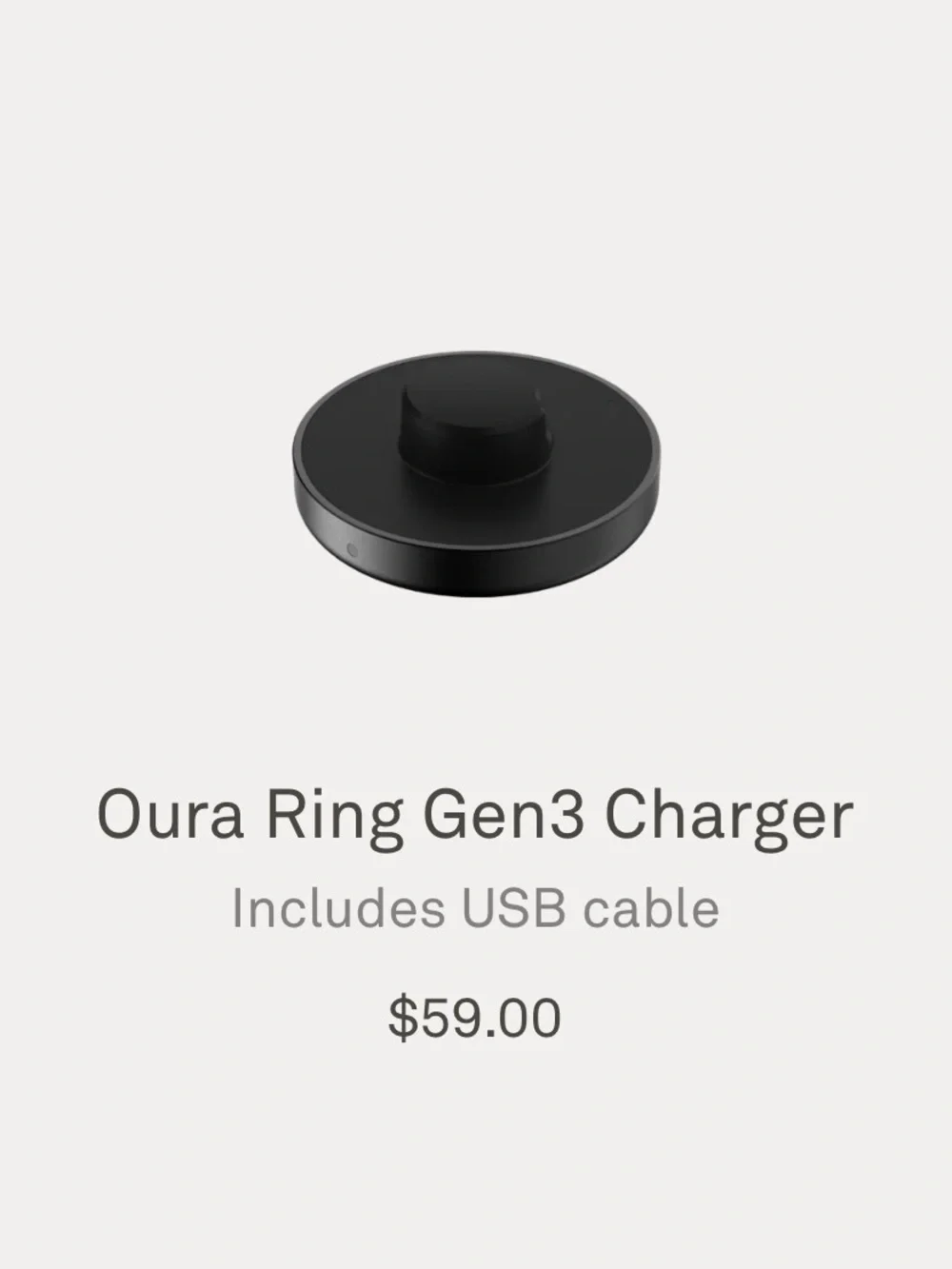 Oura Ring Gen3 Horizon + Charging Dock
